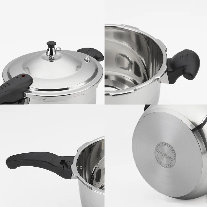 Anti-Scald Polished Pressure Cooker view 2