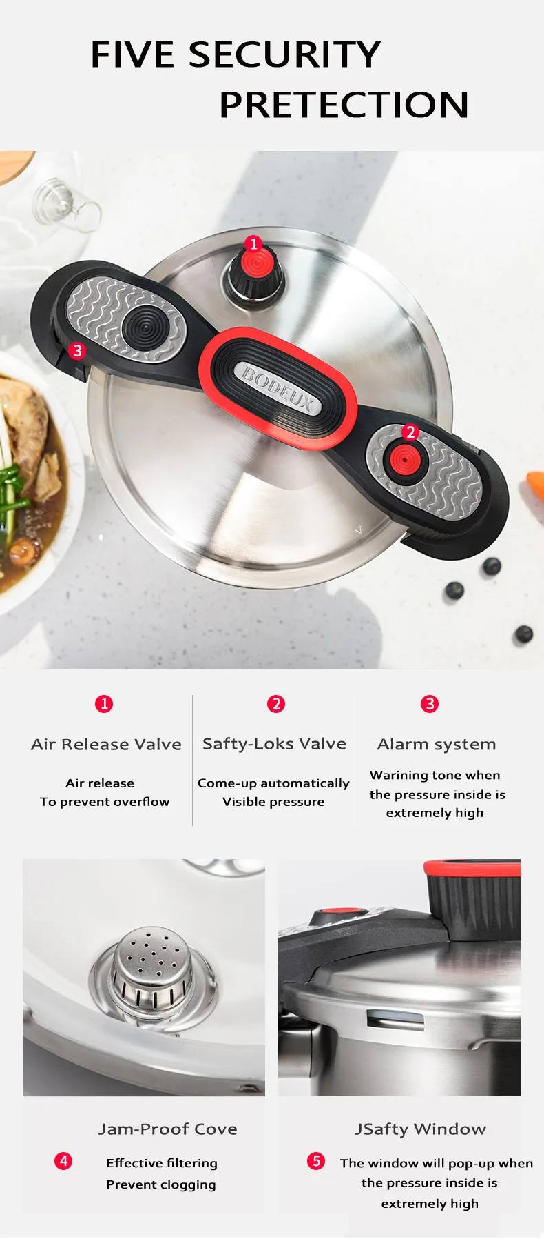 Heavy-Duty Pressure Cooker view 3